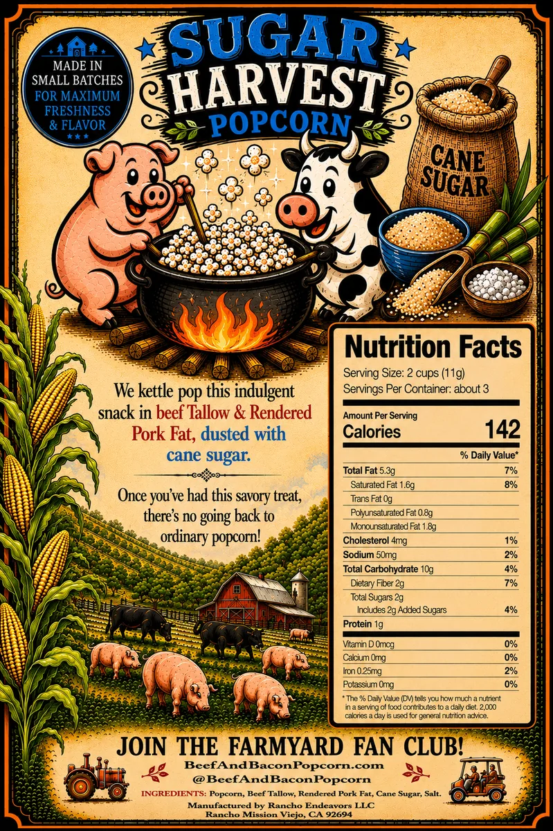 Sugar Harvest Beef Tallow — Back